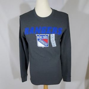 NHL official NY Rangers grey sweater